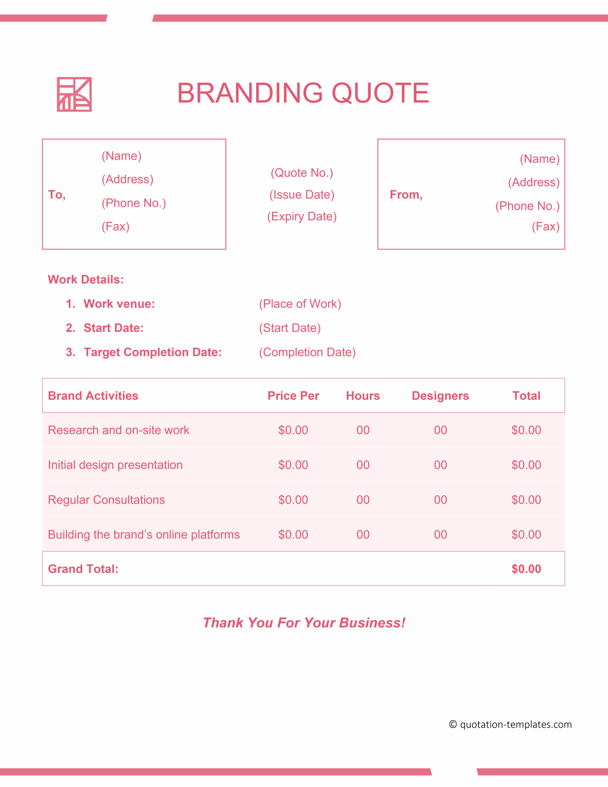 Branding Quote - PNK
